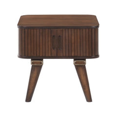 Monroe Walnut End Table - Ornate Home