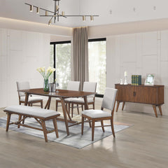 Monroe Walnut Server - Ornate Home