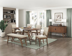 Monroe Walnut Server - Ornate Home