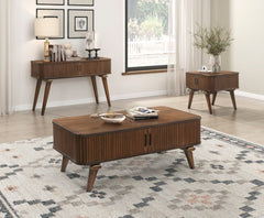 Monroe Walnut Sofa Table - Ornate Home