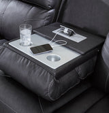 Montacute Black Reclining Living Room Set - Ornate Home