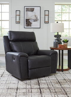 Montacute Black Recliner - Ornate Home