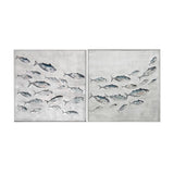 Montague Grey/Blue Canvas