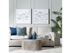 Montague Grey/Blue Canvas - Ornate Home