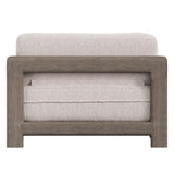 Montaigne Weathered Teak/Cream Outdoor Chair 1/2 - Ornate Home