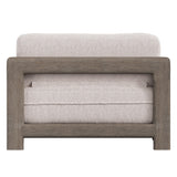 Montaigne Weathered Teak/White/Cream Outdoor Chair 1/2 - Ornate Home