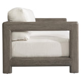 Montaigne Weathered Teak/White/Cream Outdoor Sofa - Ornate Home