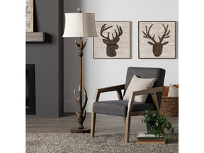 Montana Brown Floor Lamp - Ornate Home