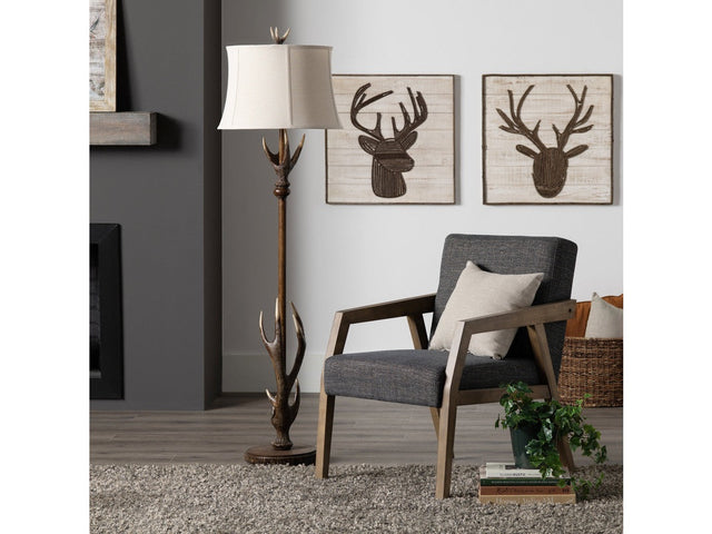 Montana Brown Floor Lamp - Ornate Home