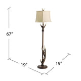 Montana Brown Floor Lamp - Ornate Home