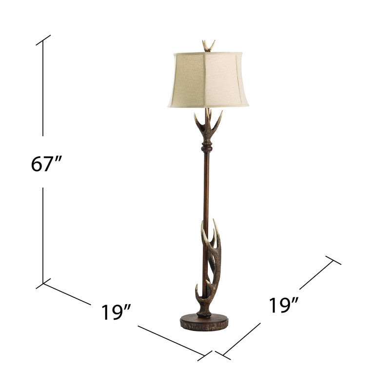 Montana Brown Floor Lamp - Ornate Home