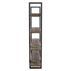 Montana Rustic Oak Shelf Unit - Ornate Home