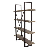 Montana Rustic Oak Shelf Unit - Ornate Home