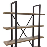 Montana Rustic Oak Shelf Unit - Ornate Home