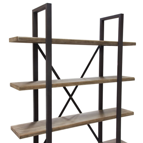 Montana Rustic Oak Shelf Unit - Ornate Home