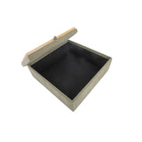 Montana Washed Green Storage Ottoman - Ornate Home