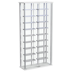 Montara Chrome Bar Cabinet - Ornate Home