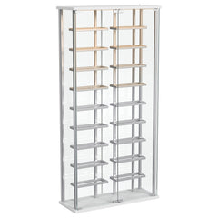 Montara Chrome Bar Cabinet - Ornate Home