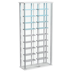 Montara Chrome Bar Cabinet - Ornate Home