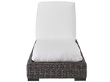 Montauk Canvas Natural/Tawney Chaise Lounge - Ornate Home