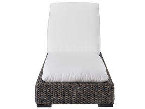 Montauk Canvas Natural/Tawney Chaise Lounge - Ornate Home