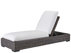Montauk Canvas Natural/Tawney Chaise Lounge - Ornate Home