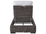 Montauk Canvas Natural/Tawney Chaise Lounge - Ornate Home