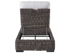 Montauk Canvas Natural/Tawney Chaise Lounge - Ornate Home