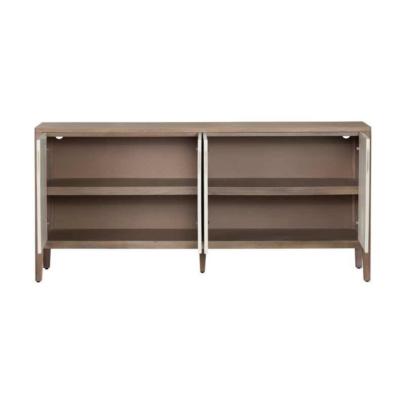Montclair Brown/Cream Four-Door Sideboard - Ornate Home