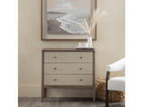 Montclair Brown/Cream Three-Drawer Chest - Ornate Home