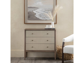 Montclair Brown/Cream Three-Drawer Chest - Ornate Home
