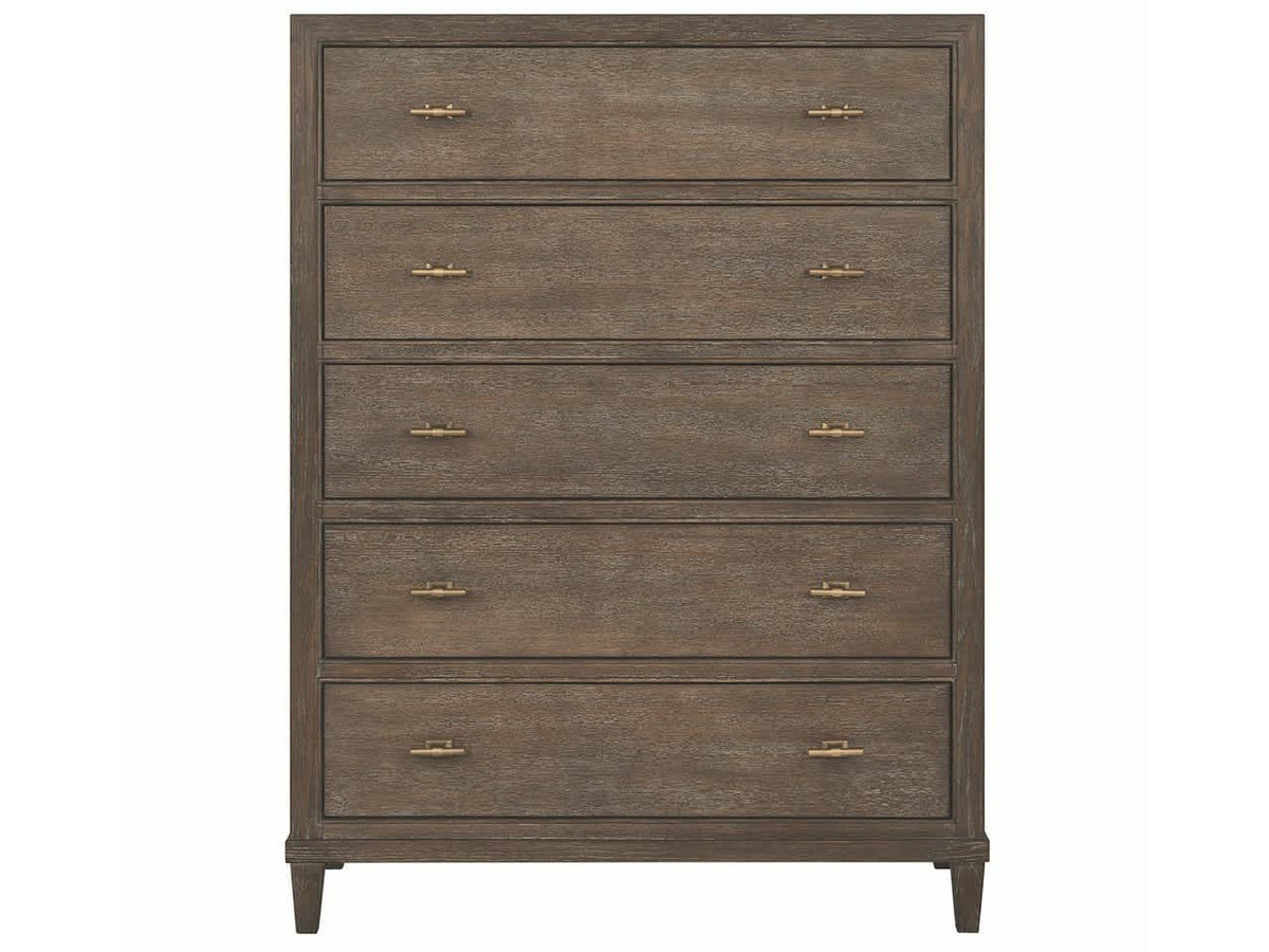 Montclair Cocoa Five Drawers Chest - Ornate Home