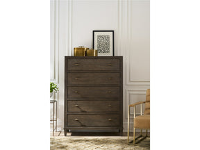 Montclair Cocoa Five Drawers Chest - Ornate Home