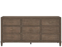 Montclair Cocoa Nine Drawers Dresser - Ornate Home