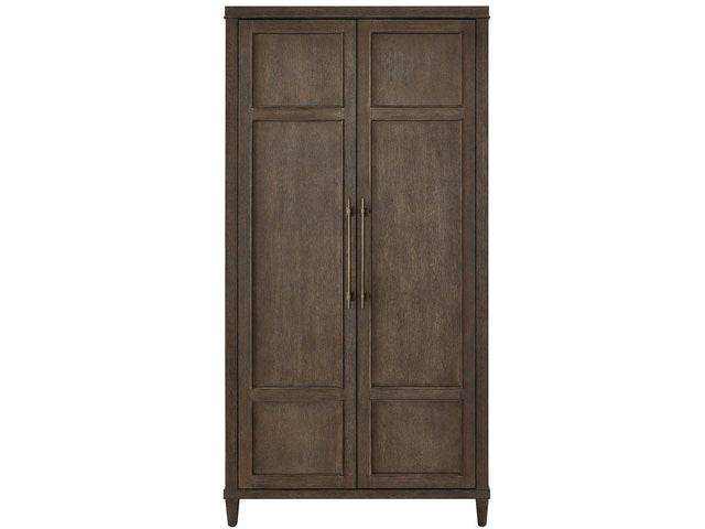 Montclair Cocoa Oak Doors Cabinet - Ornate Home