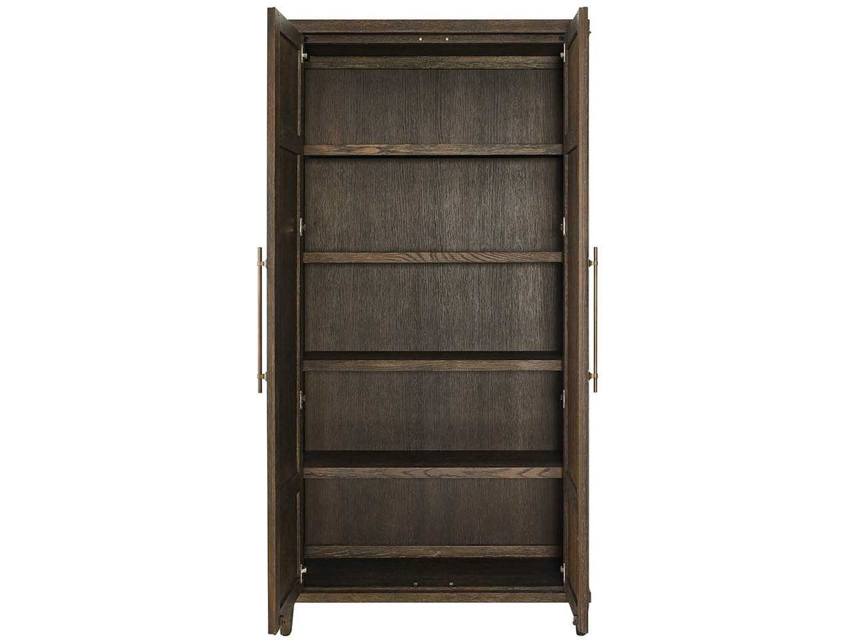 Montclair Cocoa Oak Doors Cabinet - Ornate Home