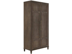 Montclair Cocoa Oak Doors Cabinet - Ornate Home