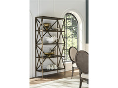 Montclair Cocoa/Smoked Gold Etagere - Ornate Home