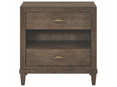 Montclair Cocoa Two Drawers Nightstand - Ornate Home