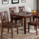 Montclair Dark Cherry/Brown 7 Pc. Dining Table Set - Ornate Home