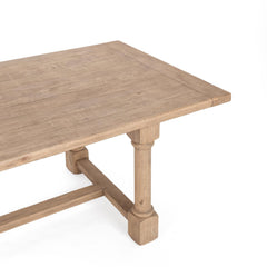Montclair Oat Veil 94" Rectangular Dining Table
