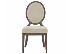 Montclair Silken Fog/Cocoa Oval Side Chair (Set of 2) - Ornate Home