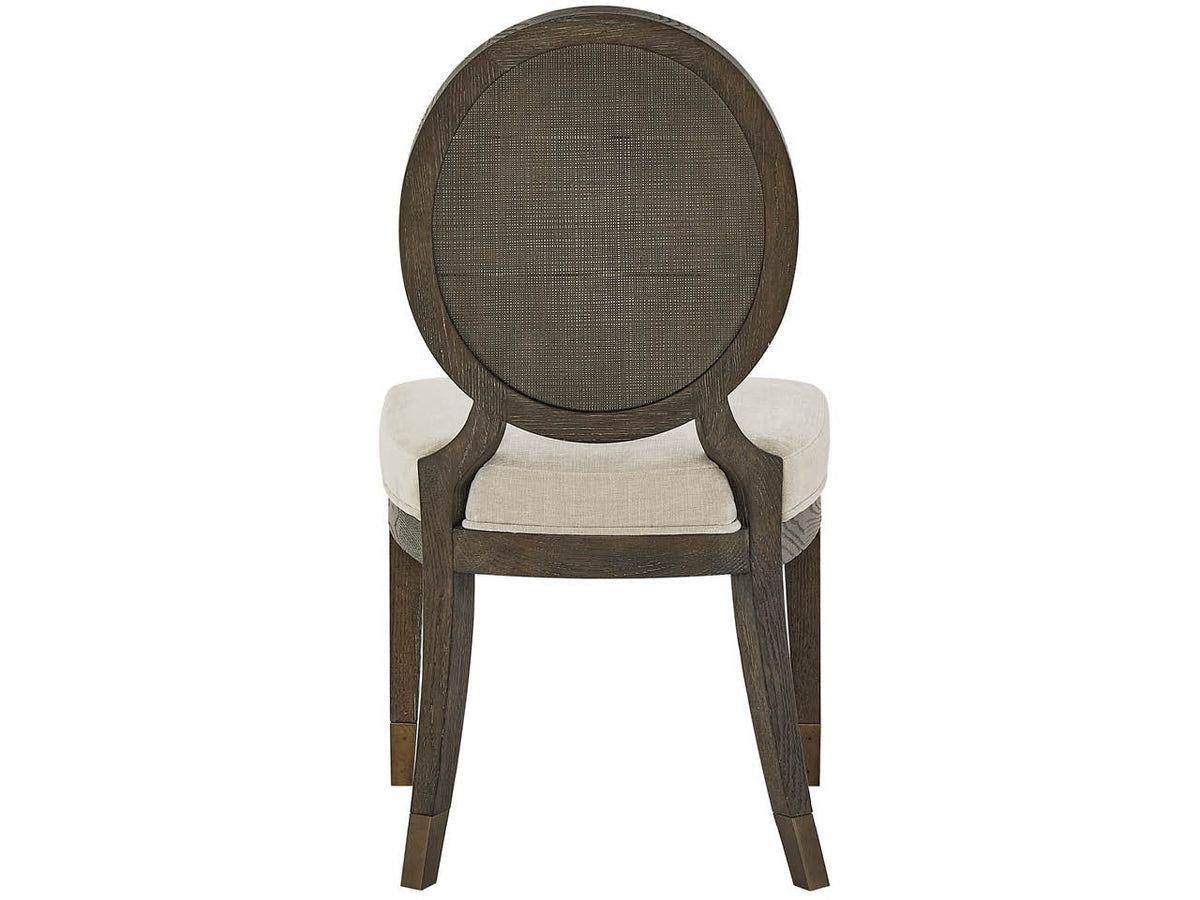 Montclair Silken Fog/Cocoa Oval Side Chair (Set of 2) - Ornate Home
