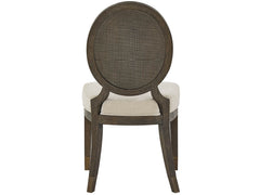 Montclair Silken Fog/Cocoa Oval Side Chair (Set of 2) - Ornate Home