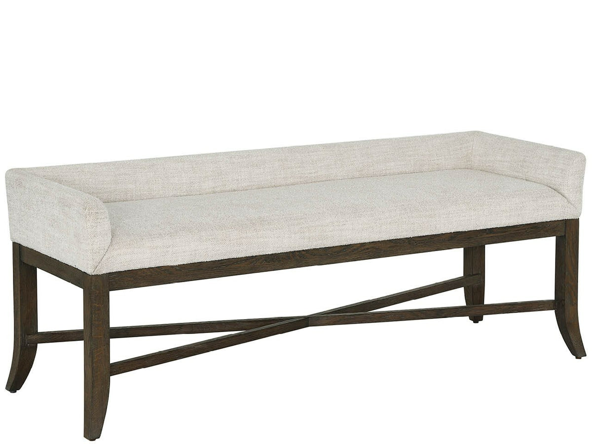 Montclair Yukon Sand/Cocoa Bench - Ornate Home