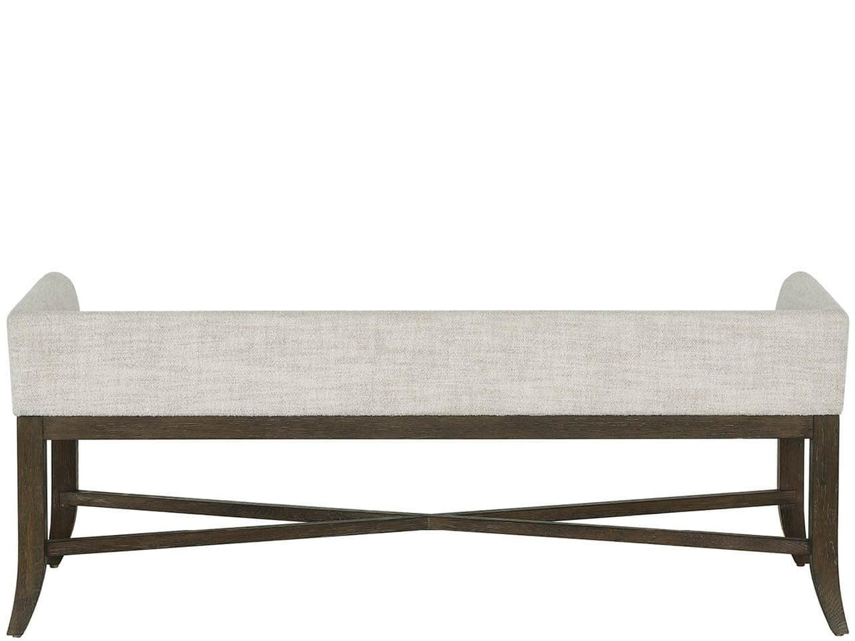 Montclair Yukon Sand/Cocoa Bench - Ornate Home