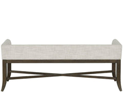 Montclair Yukon Sand/Cocoa Bench - Ornate Home