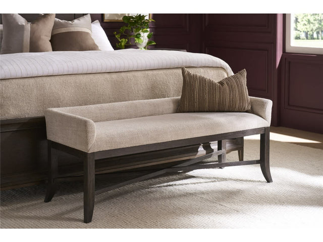 Montclair Yukon Sand/Cocoa Bench - Ornate Home