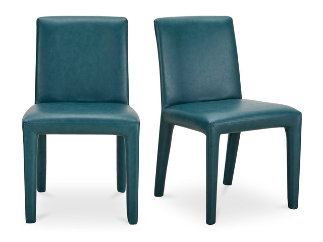 Monte Teal Dining Chair (Set of 2) - Ornate Home
