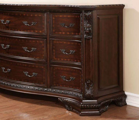 Monte Vista Brown Cherry Dresser - Ornate Home
